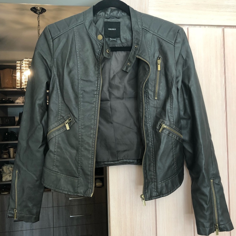 Vegan motto jacket